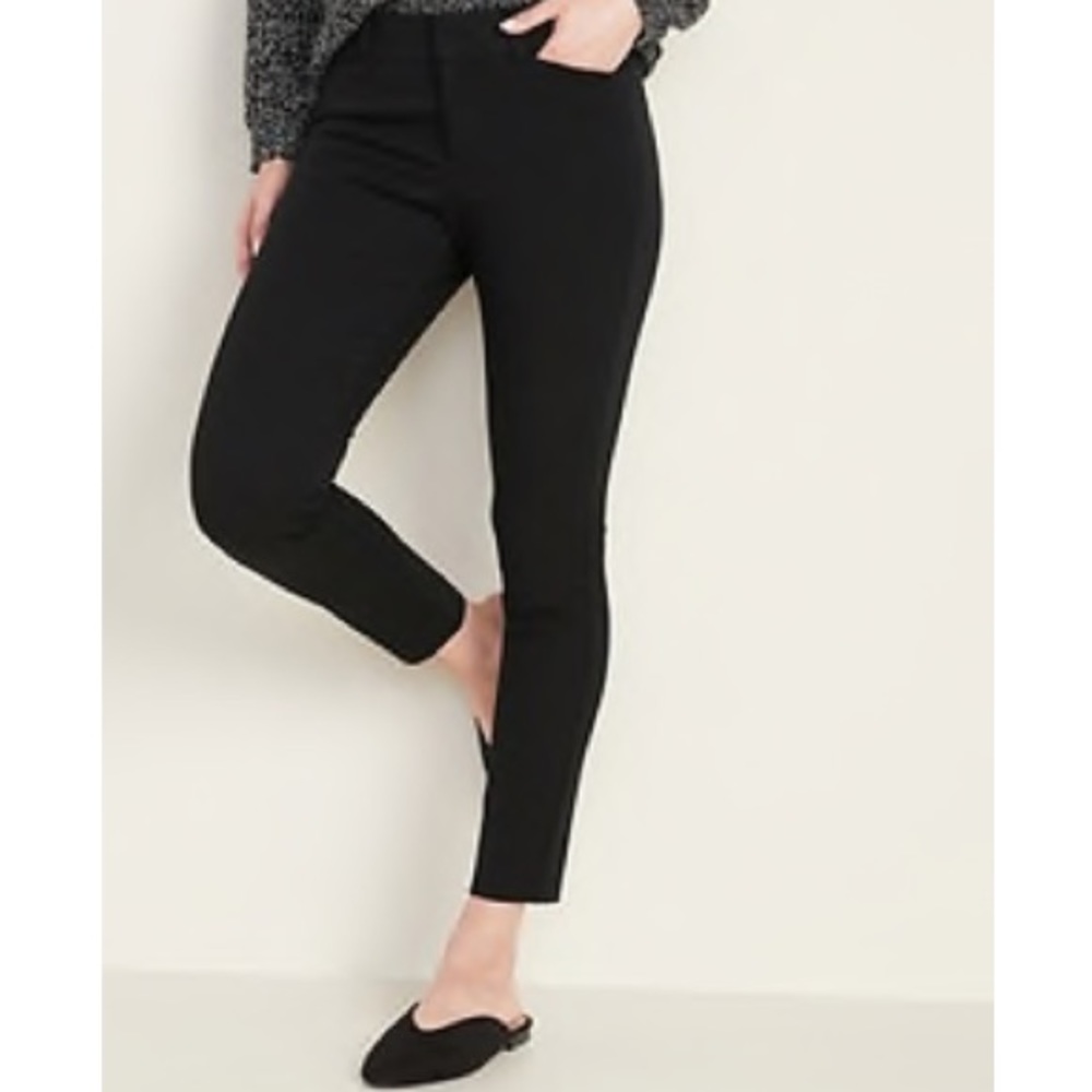 PIXIE Skinny/straight ombre flower dress pants